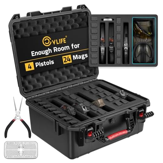Are firearms allowed in checked luggage CVLIFE Multi-Pistol Hard Gun Case