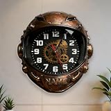 horloge murale casque moto Accent mural personnalisé : cette horloge murale personnalisée indique non seulement l'heure avec précision, mais elle remplit également l'espace vide sur le mur et rehausse l'ambiance de la pièce. Accrochez-la au-dessus du canapé du salon pour attirer l'attention de vos invités, placez-la à côté du lit dans la chambre à coucher pour commencer chaque journée avec le sourire, ou installez-la dans votre studio pour stimuler votre inspiration créative grâce à son design unique.