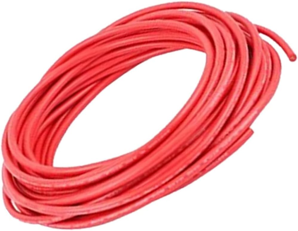 Electric Copper Core Flexible Silicone Wire Cable Red (14AWG 30KV) (1M)