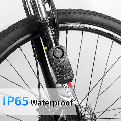 Wsdcam WSD22R01C 113Db Loud Anti Theft Vibration Sensor Alarm Systems For Electric Bike Motorcycle Golf Car Trailer Mailbox Garage Door Waterproof Home Security Bike Accessories Bike Alarm thumb #3