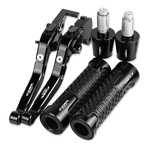 Ersatzhebelsatz Für Honda CBR650F CBR650F CBR 650F 2014 2015 2016 Motorrad Aluminium Bremse Kupplung Hebel Lenker Handgriffe Enden(Black)