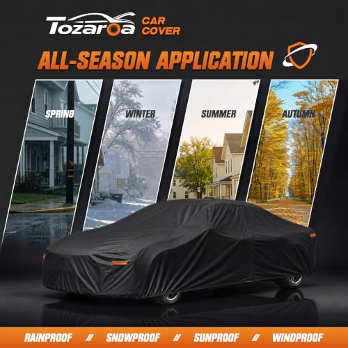 Tozaroa Car Cover Outdoor Coupe Covers