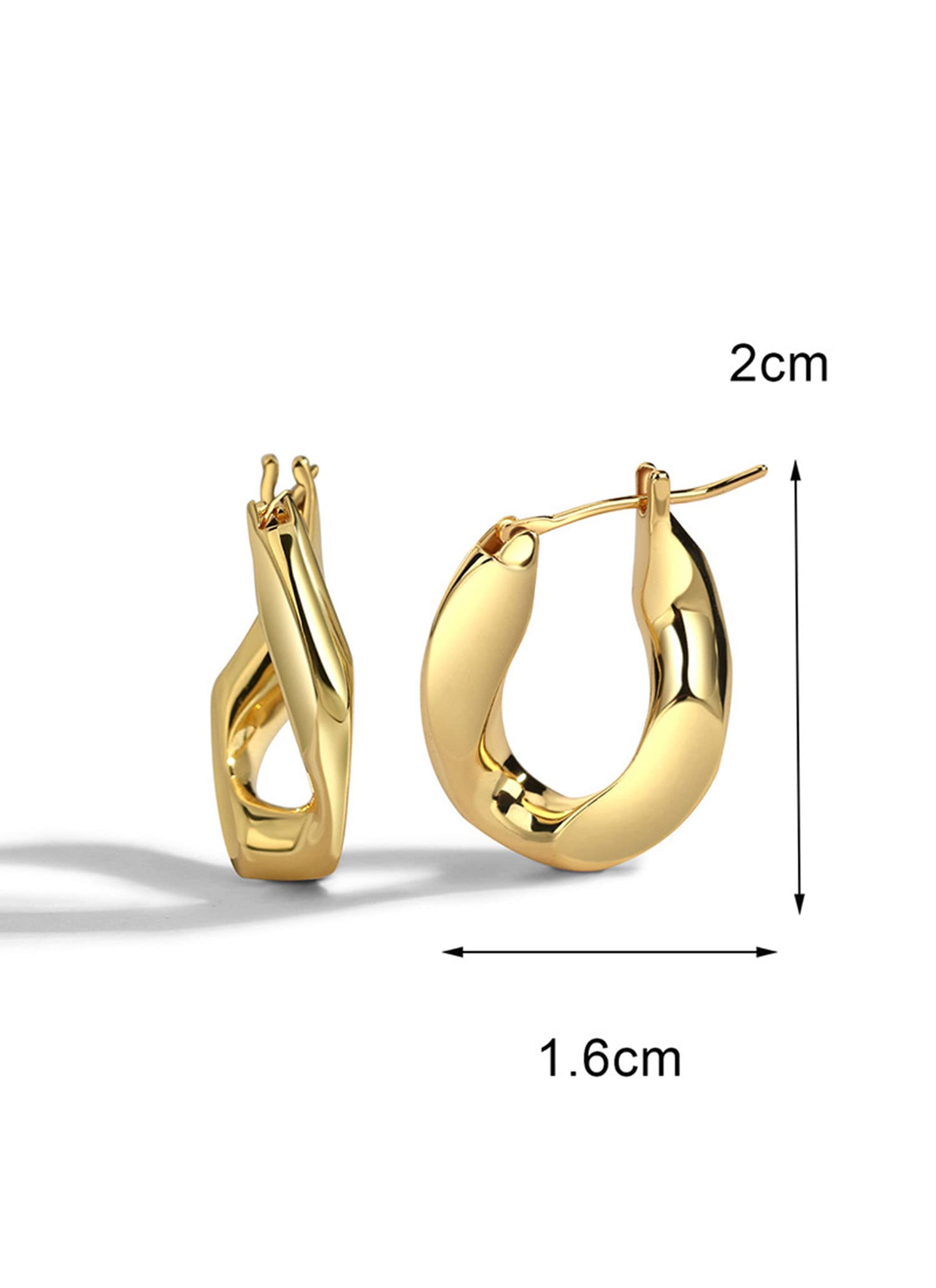 RWRAPS Orecchini per Donna Orecchini a Bottone in Argento Sterling Orecchini a Forma di Aquilone Trafitto da Donna Orecchini Eleganti a Forma di Uovo Geometrico alla Moda