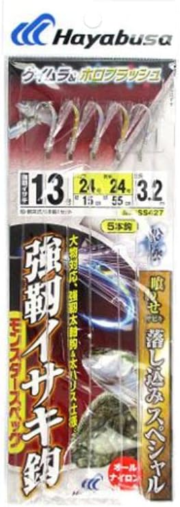 ハヤブサ(Hayabusa) 船極喰わせサビキ 落し込み ケイムラ&ホロフラッシュ モンスタースペック SS427