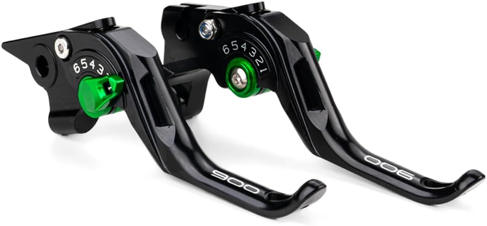 MOWOK Fit for Kawasaski Z900 2025 2026 Z 900 Motorcycle Accessories CNC Adjustable Short Brake Clutch Levers (Green)