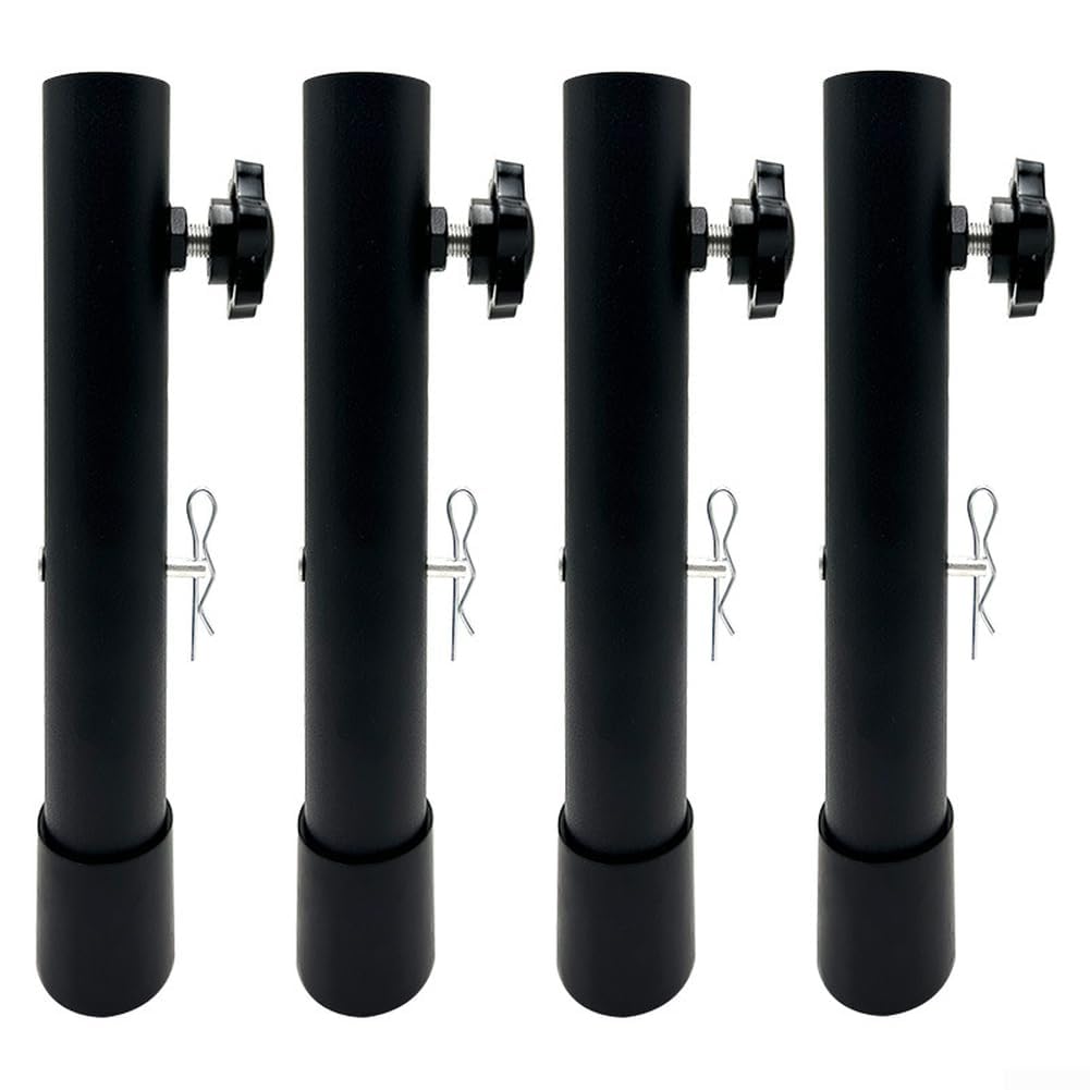Extensores de patas de mesa de acero para elevar escritorios plegables y rectos