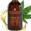 Measurable Difference Hemp Oil for Skin Care, 100% Natural Premium Cold Pressed Oil for Face, Body, Hair – Delay Age Signs – Pure Hemp Seed Oil – 4 Oz