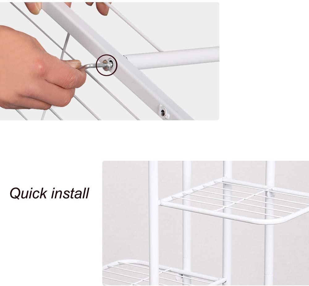 Supporto Metallico Per Piante A 5 Livelli Fioriera A Scala - Foto 12