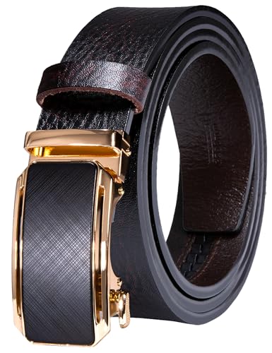 Barry.Wang Men's Belt,Slide Ratchet Belt For Gift Men Dress Pant Shirt Oxfords 1 3/8