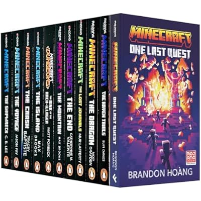 An Official Minecraft Novels 11 Books Collection Set