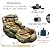 Bumilgar Garden Outdoor Water Fountain, 42.1" L Floor Standing Tiered Rock Outdoor Fountains with LED Lights and Pump for Garden, Backyard, Deck, Patio, Porch and Home Art Decor