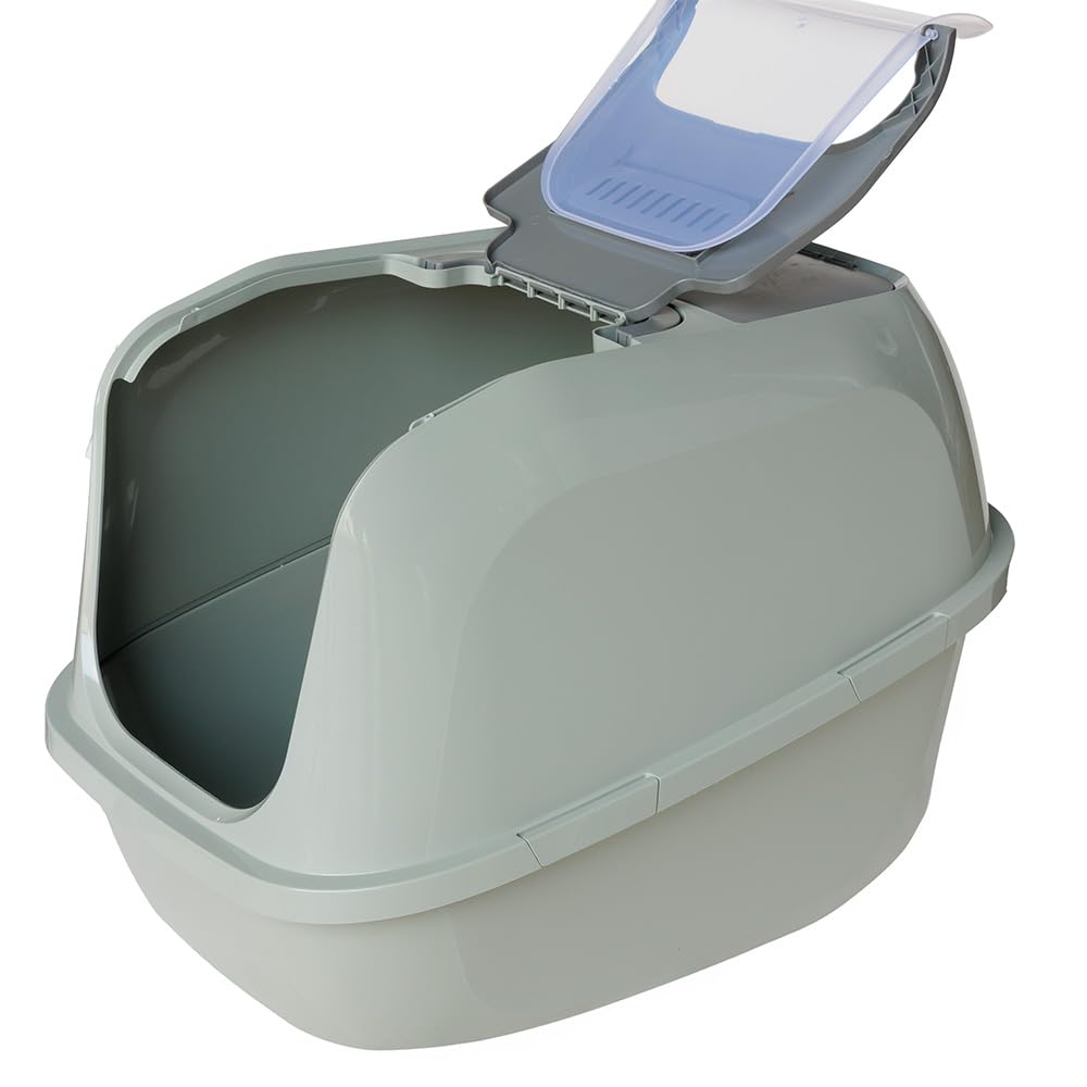 Mega Deluxe Katzentoilette XXL olivgrün