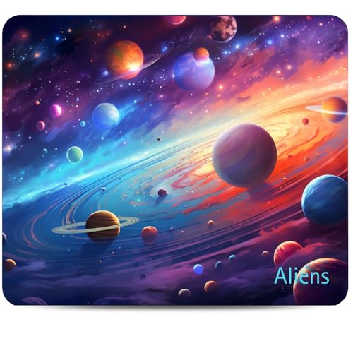 Aliens Mouse Pad for Computer, Laptop, Smooth Premium Cloth Surface, Non-Slip Rubber Base, Speed and Precision Operation Compatible with Laser and Optical Mouse, Gaming, Office, Home 230x190mm (SP-13)