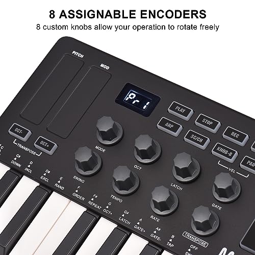 ノーブランド品 25キーMIDIコントロールキーボード の商品画像 8