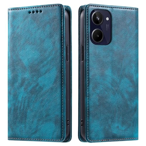 Coque Realme 10 4G style portefeuille pour sorties et voyages - Étui rabat vert