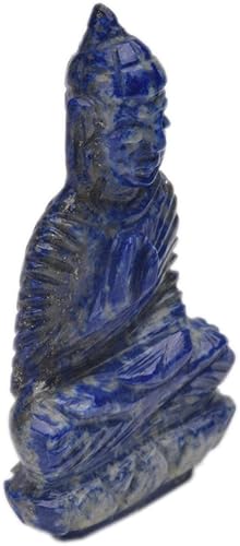 Miniatura 3 de GEMHUB Aproximadamente 203.50 Ct Buda de la Medicina Meditación Azul Lapislázuli Estatua para la Paz y la Relajación V-7860, Piedra