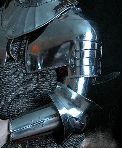 NauticalMart Medieval Knight Arm Armor Spaulders Pauldrons Set