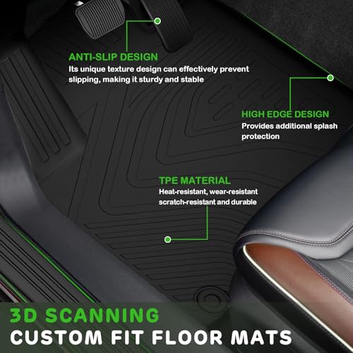 Floor Mats & Trunk Mat & Backrest Mats for 2021-2023 Hyundai Santa Fe Gas by Yumemoo - Used condition - Image 3