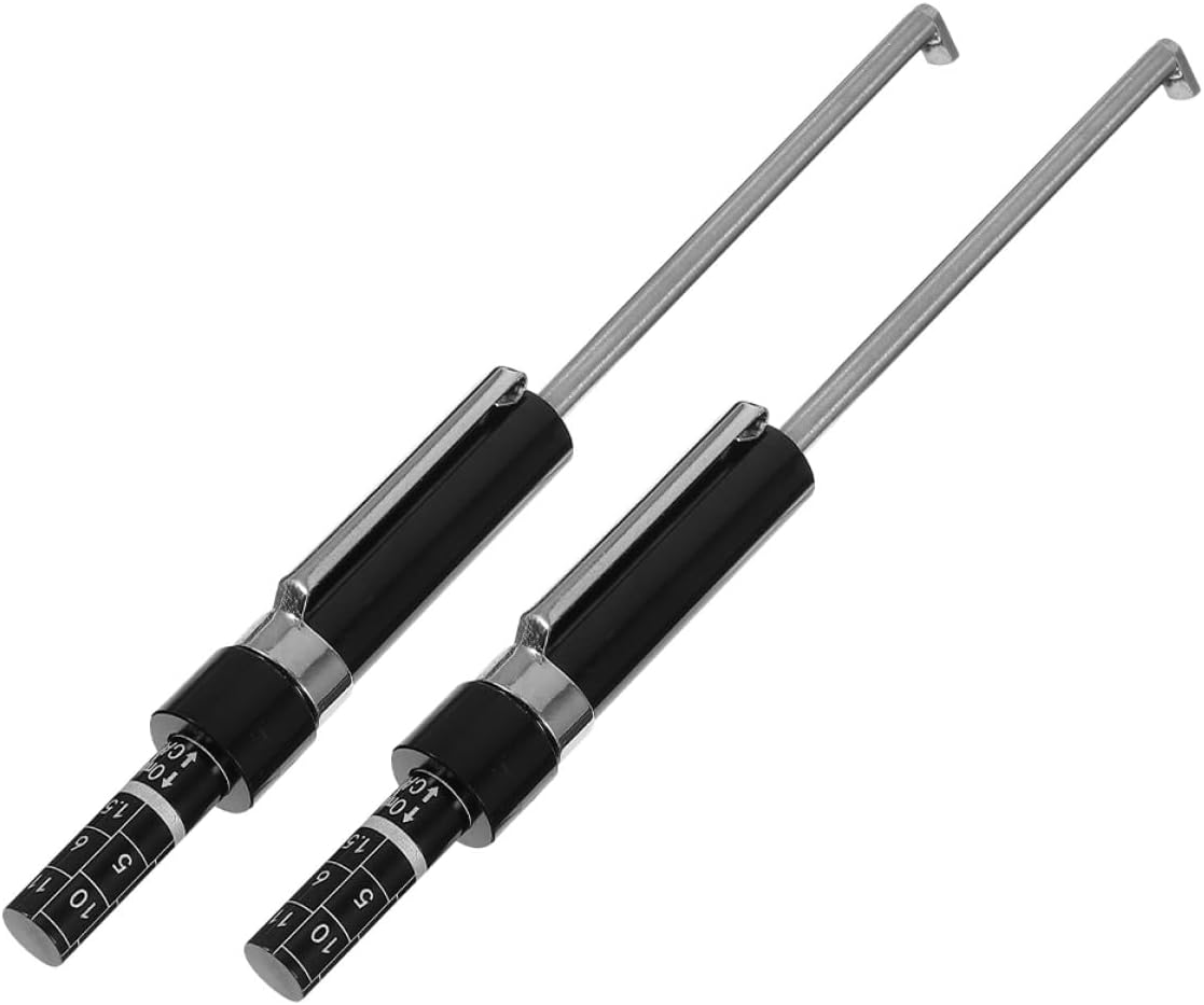 2pcs Brake Pad Measurement Tool Set with Scale Automotive Brake Pad Thickness Gauge Pen for Car Inspection and Accurate Measurement