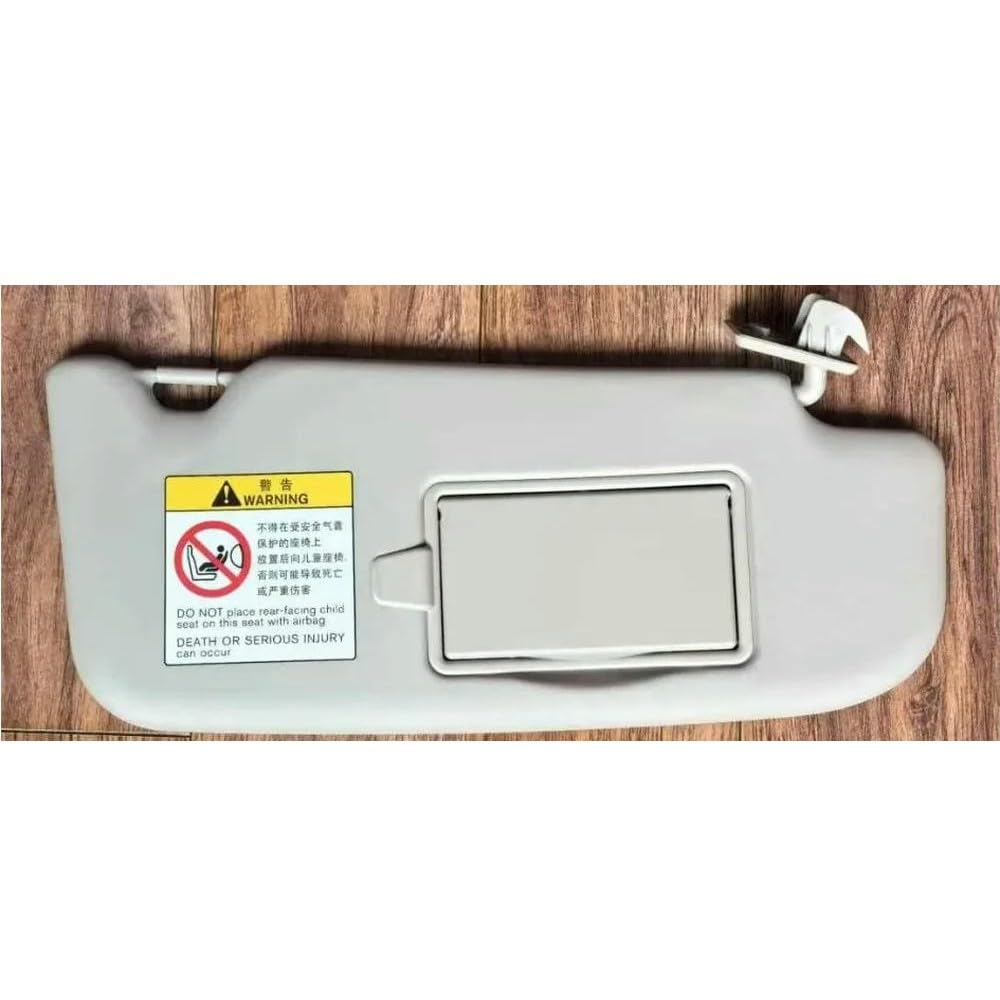 Parasol, de Visera de Sol Izquierda Derecha Visera de Sol con Reemplazo de Espejo para Nissan Qashqai 2016-2022 Sombra para el Parasol del Coche