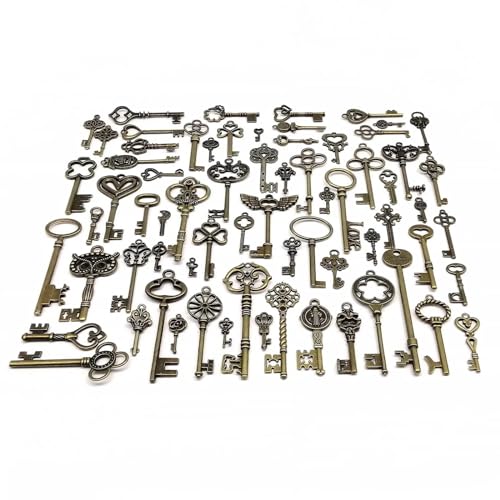 Clé vintage pour fabrication de bijoux et décoration de mariage rétro