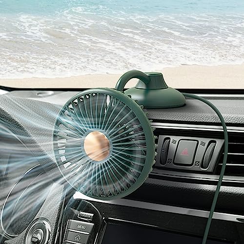 Ventilador de camping recargable con manguera para viajes 6