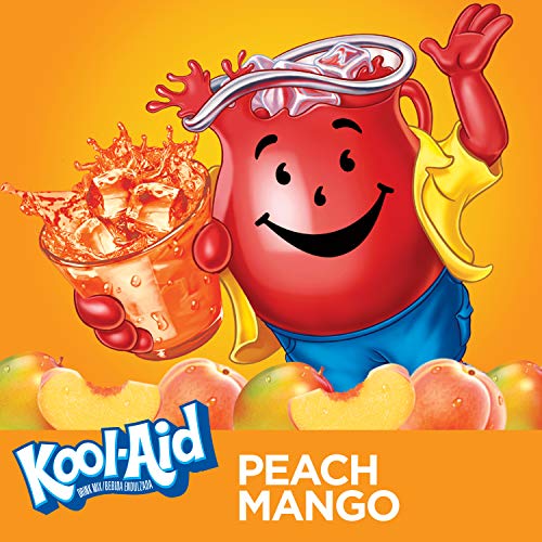 Image of Kool-Aid Peach Mango Flavored Powdered Drink Mix, 1.18 Pound (Pack of 4)