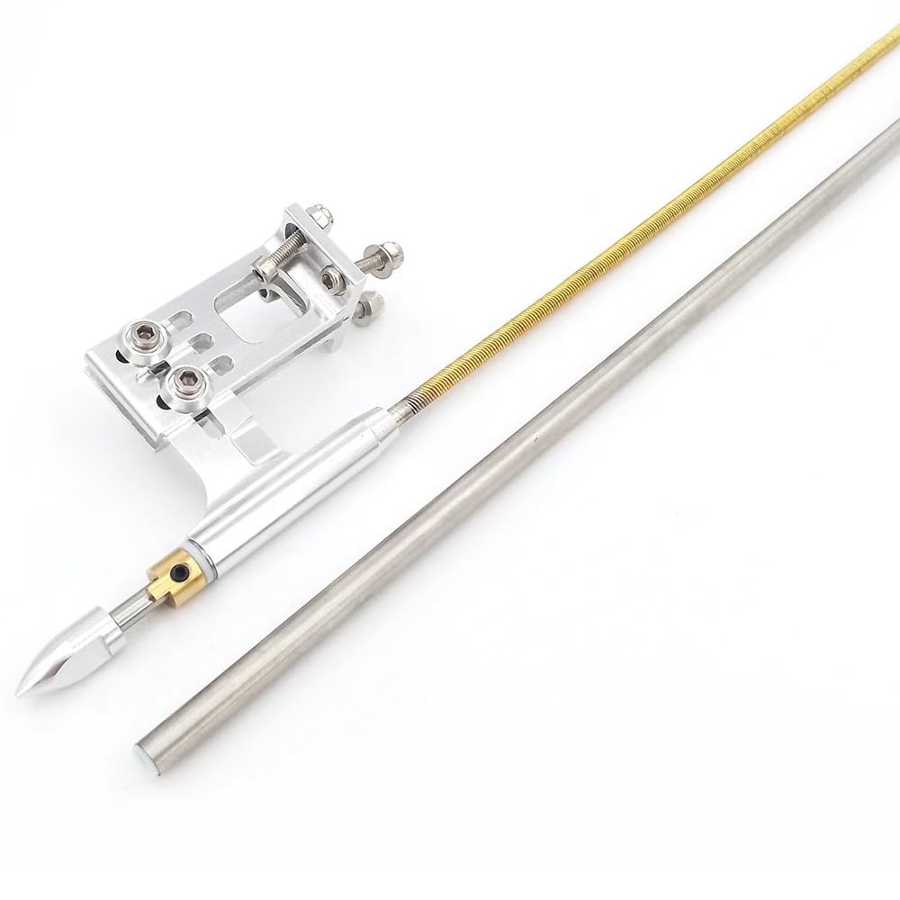 Zdalnie sterowana łódka RC elastyczny wał napędowy 4mm łożysko prawy lewy wał Strut Stinger wspornik 400mm dla zdalnie sterowana łódź motorowa MONO owalny VEE hydroplan(1set Left Hand)