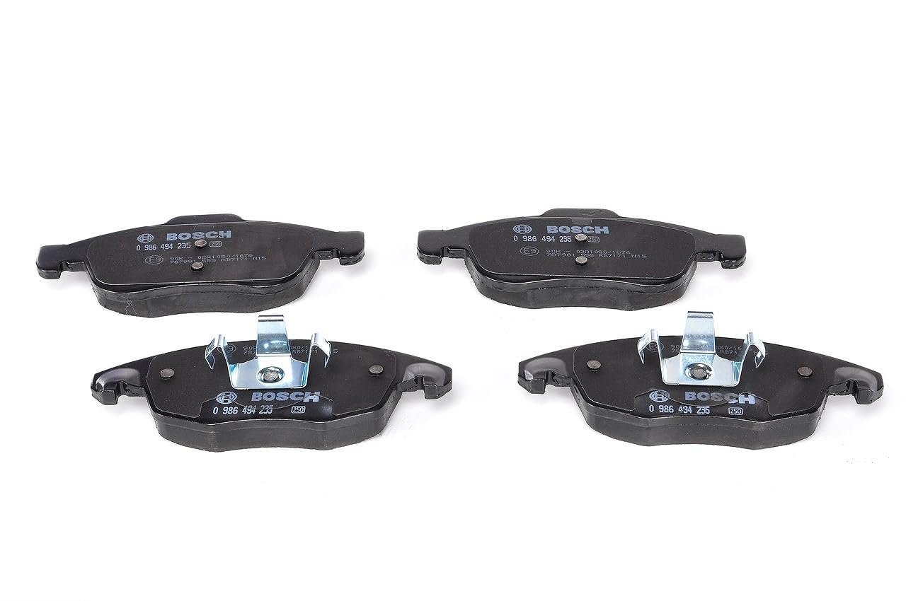BOSCH Jeu de garnitures de frein, frein à disque 0986494235 | Qualité Bosch - Réduction du Bruit et de la Poussière - Certifié ECE-R90 - Sans Cuivre