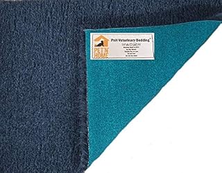 PnH Veterinary Bedding ® - Vet Bed Rectangle 76cm x 50cm - Charcoal - READY TO USE, SELVAGE EDGE REMOVED.
