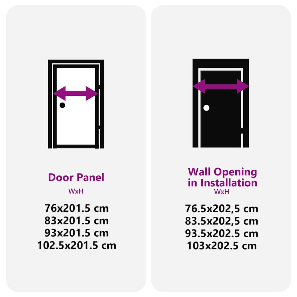 Festnight Puerta Interior de Vidrio Templado y Aluminio 93 x 201.5 cm, Puerta de Cristal, Puerta Interior Moderna, Sólido y Seguro,#2