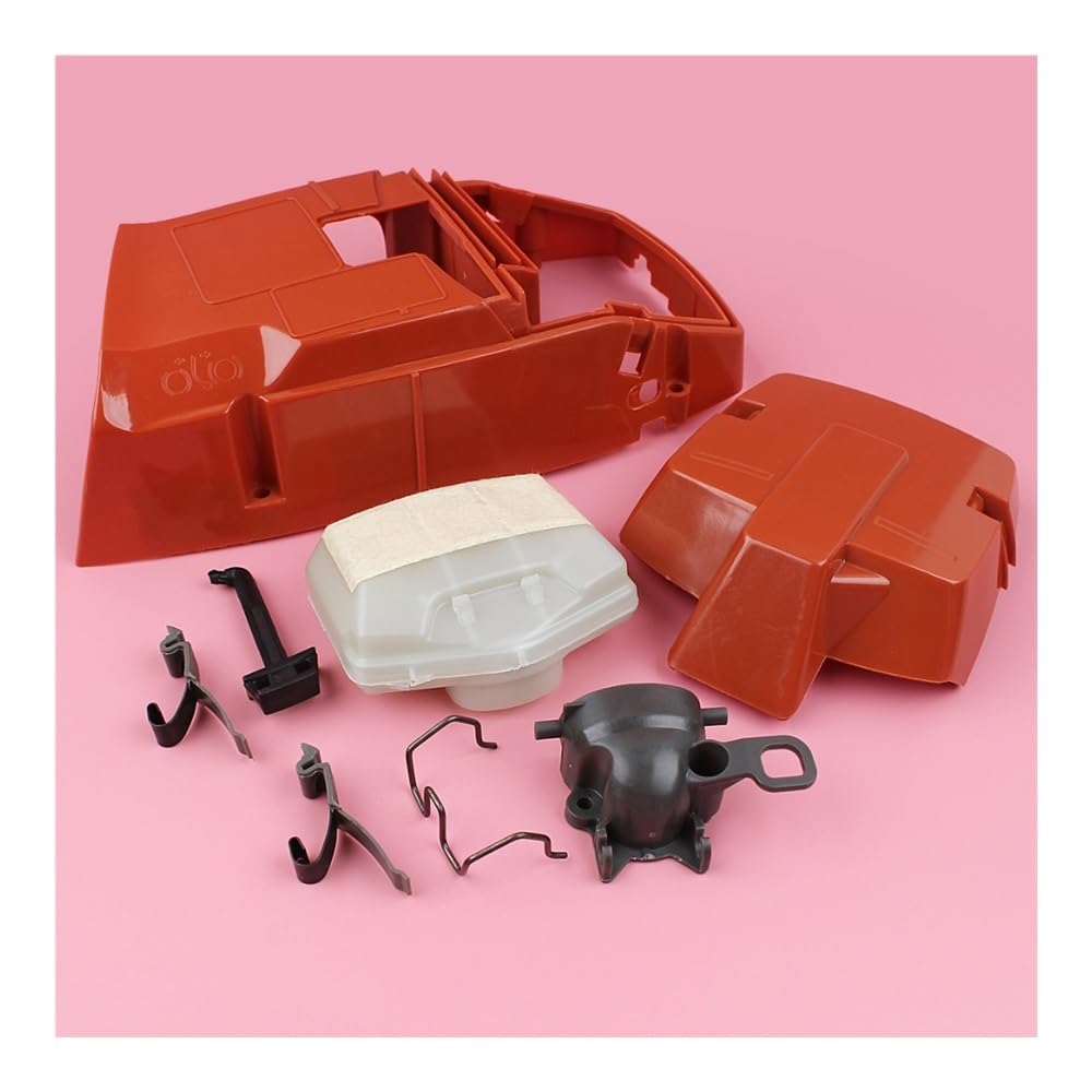 Couvercle de filtre à air pour tronçonneuse 365 372 avec support clip coudé et tige de starter