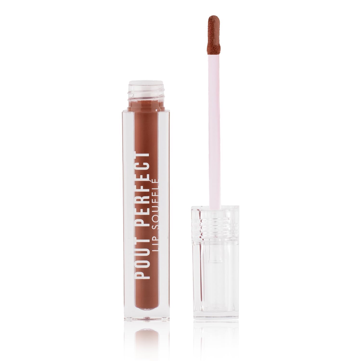 JAQULINE USA Pout Perfect Lip Souffle Long Lasting Liquid Lipstick | Mousse for Lips, Cheeks & Eyes | Matte Finish | Highly Blendable | Transfer Proof | Enriched with Hyaluronic Acid - Rose Quartz