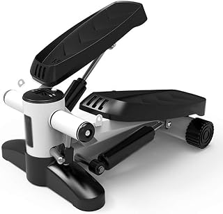 Multifunctional Indoor Stepper, Portable Silent Stepper, Mini Hydraulic Stepper, Home Stepper, Mini Multifunctional Pedal Fitness Equipment,Black Hello