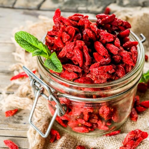 Bacche Di Goji Essiccate 100% Naturali 500G – Superfood Ricco Di Fibre, Proteine E Antiossidanti Per Snack, Muesli, Dolci | Kuchnia Zdrowia - 6