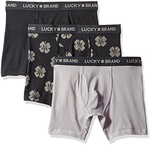 Lucky Brand Men's 3 Pk Stretch Boxer Brief