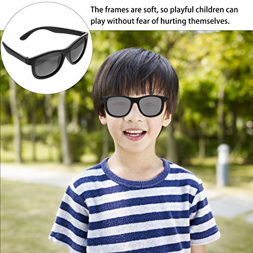 ABOOFAN Crianças Óculos De Sol De Silicone de Borracha Flexível Quadro Óculos de Proteção UV Óculos