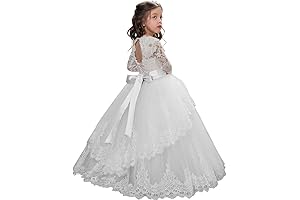Elegant Communion Gown for a Divine Celebration