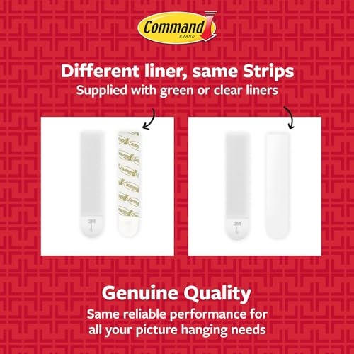 Command™ Damage-Free Picture Hanging Strips, Large, White, Pack of 4 - Thumbnail 6