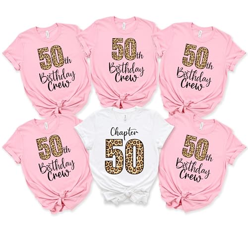 It's My 50th Birthday Shirt, Chapter 50 Shirts, 50th Birthday Crew Shirt for Woman, Birthday Party Shirts, Custom Birthday Group Shirt2