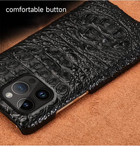 Luxury 3D Crocodile Pattern Leather Phone Case For Iphone 11 12 13 14 Pro Max 12 Mini Xr X Xs 6 6S 7 8 Plus Se 2020 Luxury Back Cover,Skull,For Iphone 14 Pro #TOP3