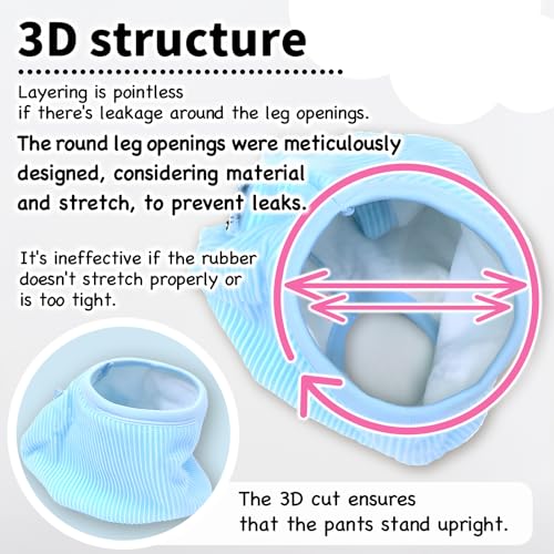 Image of [6 layer, Easy-dry type] Fluffy training pants. Leak-free 3D pile style