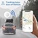 Mini GPS Tracker for Vehicles No Monthly Fee Magnetic GPS Tracker Full USA Coverage Hidden Car Locator Works with Apple Find My(iOS Only) with Magnetic Waterproof Case.