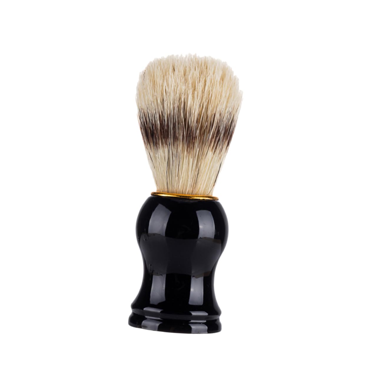CALLARON Professional Bristle Beard Brush for Men Styling and Cleaning Gentle Skin Portable and Multi-use Facial Brush Smooth Handle