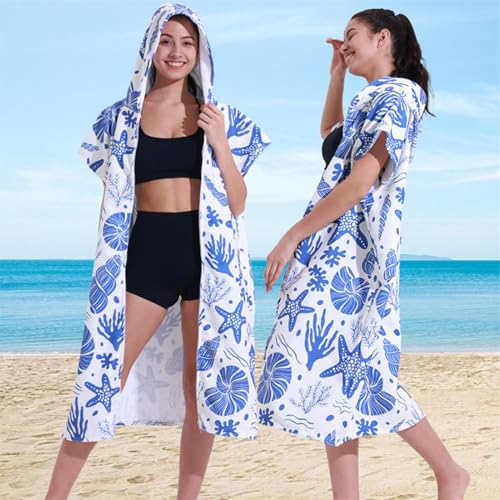 Serviette de plage à séchage rapide et peignoir absorbant pour piscine extérieure et spa