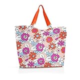 reisenthel shopper XL florist peach – Geräumige Shopping Bag und edle Handtasche in einem – Aus wasserabweisendem Material