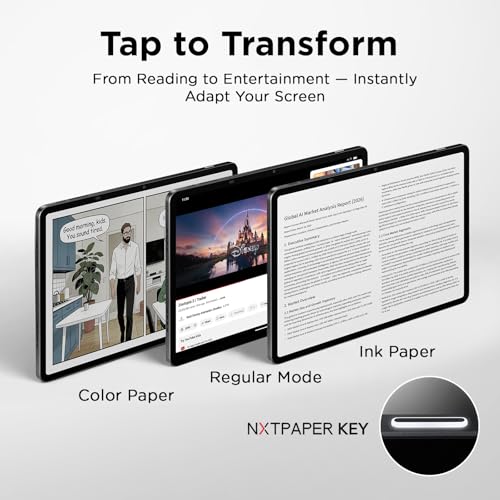 Image of TCL NXTPAPER 11 Plus Android Tablet, 11.5 inch 120Hz 2.2K Drawing Pad & Digital Notebook, 4096-Level Stylus & Flip Case Included, NXTPAPER 4.0 Display, AI Tools, 8+8GB RAM, 256GB Storage, 8000mAh Battery