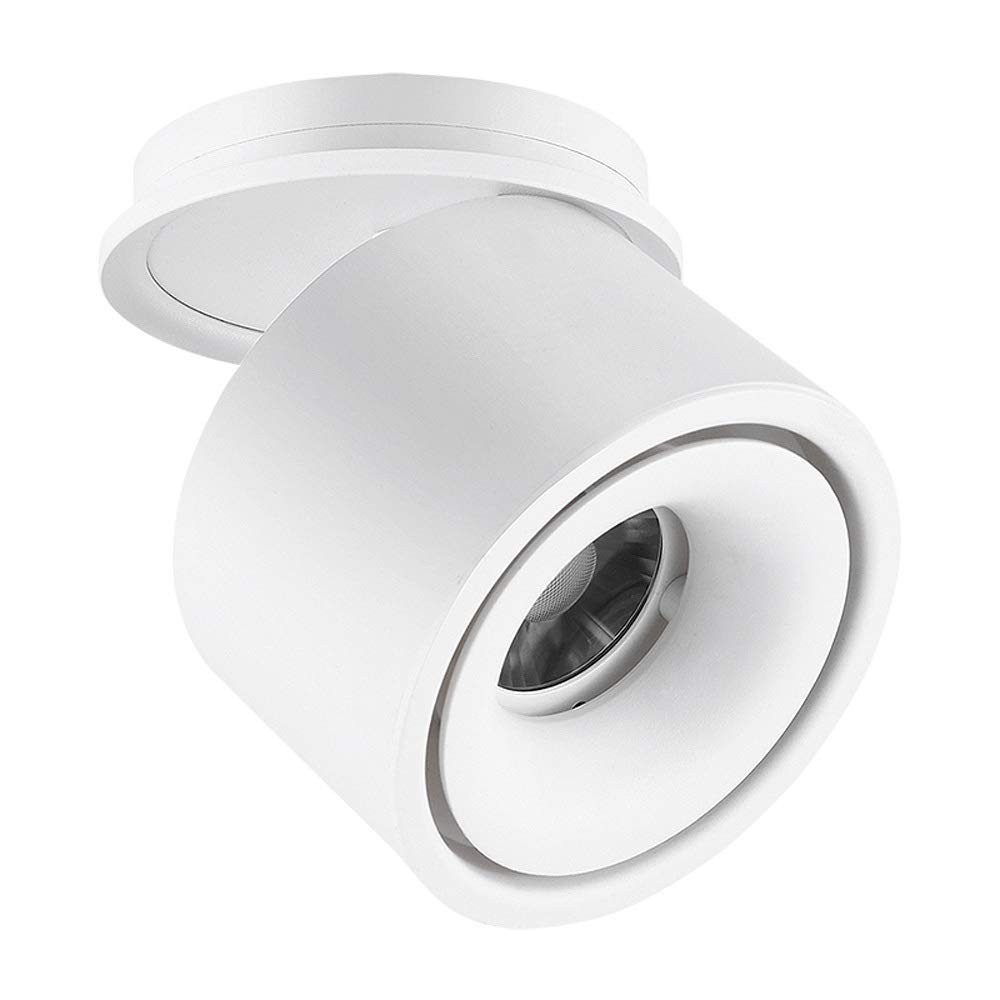 Focos empotrables de techo plegables para iluminar paredes de pasillos
