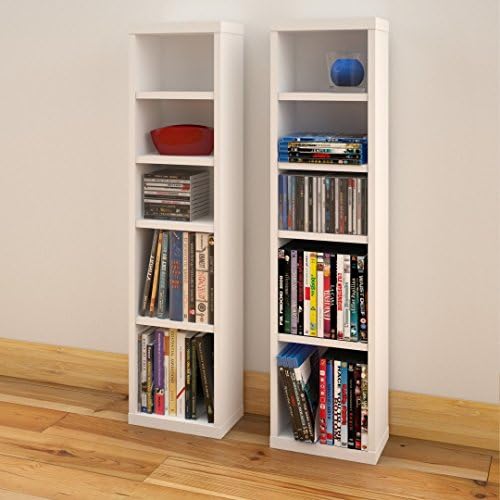 Liber-T CD/DVD Towers (2) 211003 from Nexera, White
