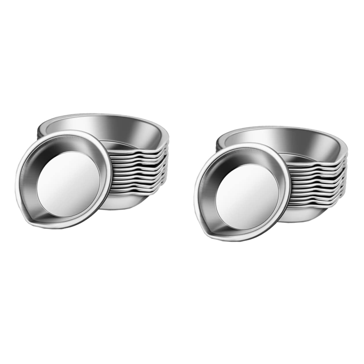 Sewroro 24pcs Lightweight Watercolor Pigment Paint Tray for Students Artists Easy to Clean Mixing Case for School Use